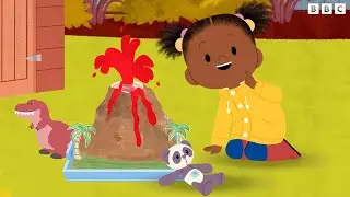 JoJo & Gran Gran Make a Volcano | CBeebies