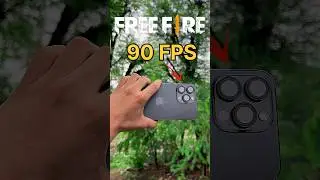 90 FPS 😈 iPhone 15 PRO MAX - FREEFIRE TEST 