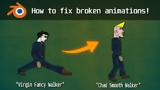 How to fix a scaled animation in blender