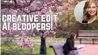 Photoshop creative edit and AI bloopers. Watch as I use it in this spring edit.