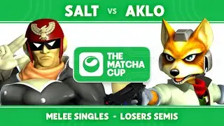 🍵Matcha Cup: Salt (Captain Falcon) vs Aklo (Fox) | SSBM Melee Losers Semis