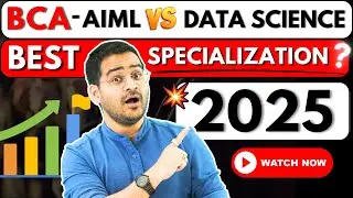 💥AIML vs Data Science🤔Best BCA Specialization 2025? BCA Tech Career! #bca #aiml #datascience #viral