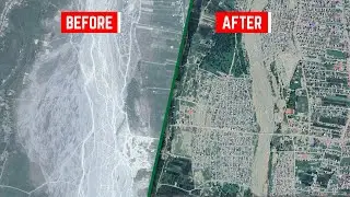 River Land Encroachment || Before And After Video Using Google Earth Pro || The GIS Hub
