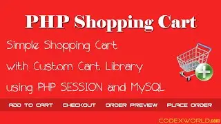 PHP Shopping Cart with MySQL using SESSION