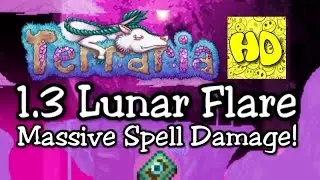 Terraria 1.3 Lunar Flare Mage Weapon! (1.3 new weapons items)