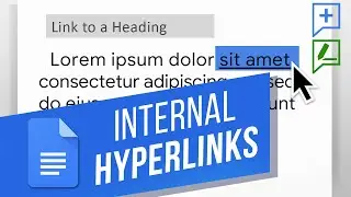 Linking Within a Document in Google Docs | Linking to a Heading & Linking to a Bookmark