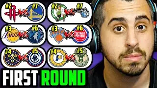 My First Round Predictions of The 2024-2025 NBA Playoffs