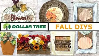 🍁🍁HIGH END DOLLAR TREE FALL DIYS | Pumpkin Decor | Welcome Fall | Budget Crafts 🍁🍁