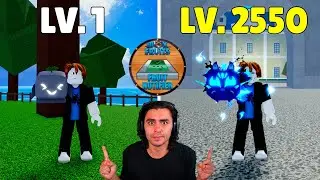 DO LEVEL 1 AO 2550 SÓ COM NOTIFICADOR DE FRUTAS no Blox Fruits