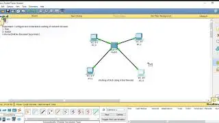Star Topology using CISCO Packet Tracer Simulation