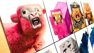 Drawing MINECRAFT MOVIE VS GAME VERSION | Minecraft New Movie