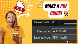How to Make a PDF File on Laptop/PC 💻 | Easy Guide to Create PDF Files Fast