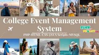 PHP Web Application Projects - College Event Management System - ClickMyProject