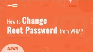 How to Change Root Password from WHM? | MilesWeb