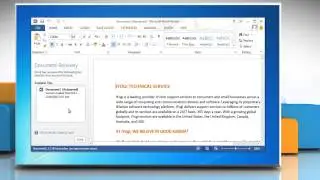 How to recover file saved by AutoRecover in Microsoft® Word 2013 in Windows® 7