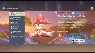 Claiming All Rewards The Recollector's Path Event | Genshin Impact 3.6