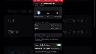 #shorts how to turn on noise cancellation with Apple AirPods 🎧