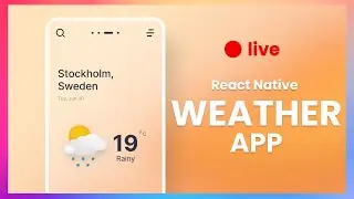 Creating a simple weather app with React Native (Expo)