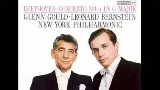 Glenn Gould - Beethoven piano concerto No.4 in G major 1st movment (2/2)