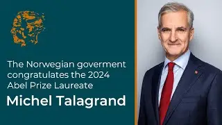 The Norwegian Prime Minister and the Minister of Education congratulates Michel Talagrand (2024)