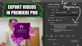EXPORT VIDEOS IN ADOBE PREMIERE PRO 2023 as a Beginner (Quick & Easy)
