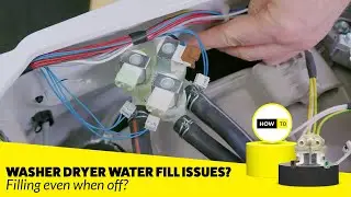 Washer Dryer Water Filling Mystery SOLVED!