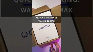 Quick unboxing : Wanbo NEW T2 Max Projector #shorts