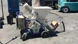M-Tec Mono Mix FU Plaster Mixing Pump stucco grout concrete mixer