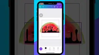 How to do Dripping Effect in Canva | Dripping Effect #shorts #short
