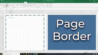 Page Border in Excel Sheet | How to Place Border In Excel