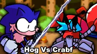 Last Course Hog Version Hog Vs Crabf (Last Course Cover) - Mario Madness V2 FNF