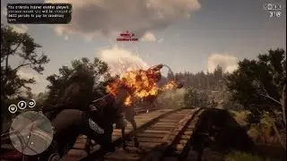 RDR2 online - A posse of 7 griefers need explosives, always outnumbered