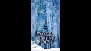 Frozen Dragon In Photoshop || Photoshop Tutorial #shorts #youtubeshorts #photoshop