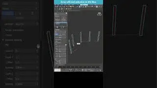 Efficient Scaling with Array Modifier in 3ds Max: Automate Object Reduction Along a Path 
