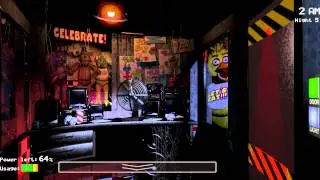 Crystal plays Five Nights at Freddy's [6] Night 5 complete