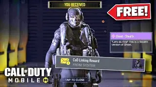 *NEW* CALL OF DUTY MOBILE - how to get FREE EPIC GHOST Stealth in COD Mobile! Linking Reward!