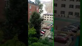 Возгорание в сараях на улице Свердлова в Подольске