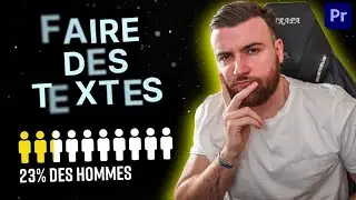 TEXTES et ANIMATION PREMIUM FACILES !! (premiere pro)