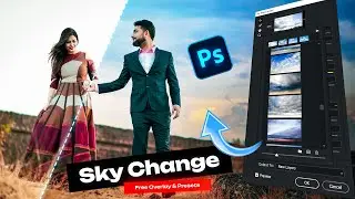 How to Change Sky in Photoshop 2024 | Pre Wedding Photo Editing Tutorial