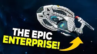 Impressive ENTERPRISE-F In Space Engineers!