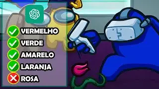 Usei CHAT GPT no AMONG US (Inteligência Artificial)