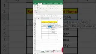 Automatic Serial Number in MS Excel | Serial Number in MS Excel #excel #msexcel #shorts #reels