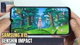 Samsung Galaxy A15 test game Genshin Impact Max Graphics | Highest 60FPS