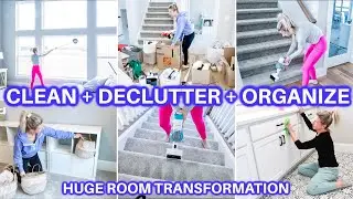 MASSIVE DECLUTTER + ORGANIZE + CLEAN WITH ME |CLEANING MOTIVATION | DEEP CLEANING | JAMIE'S JOURNEY