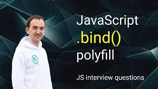 JavaScript bind method polyfill. JS interview question every developer should know.
