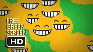 Free Green Screen - Smile Emoji (Advanced Animation)