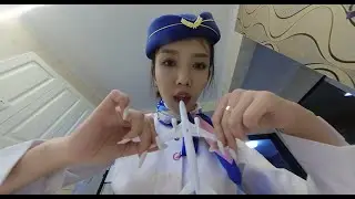 Giantess Air Hostess VR 360 video trailer