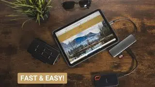 FAST & EASY - Hard Drive Backup for Your Photos when travelling