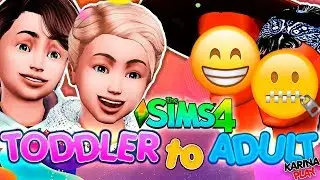 ИЗ ТОДДЛЕРА ВО ВЗРОСЛОГО СИМС 4 ЧЕЛЛЕНДЖ | THE SIMS 4 TODDLER TO ADULT CHALLENGE