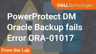 How to fix ORA-01017 Error on Dell EMC PowerProtect Data Manager Oracle Backups